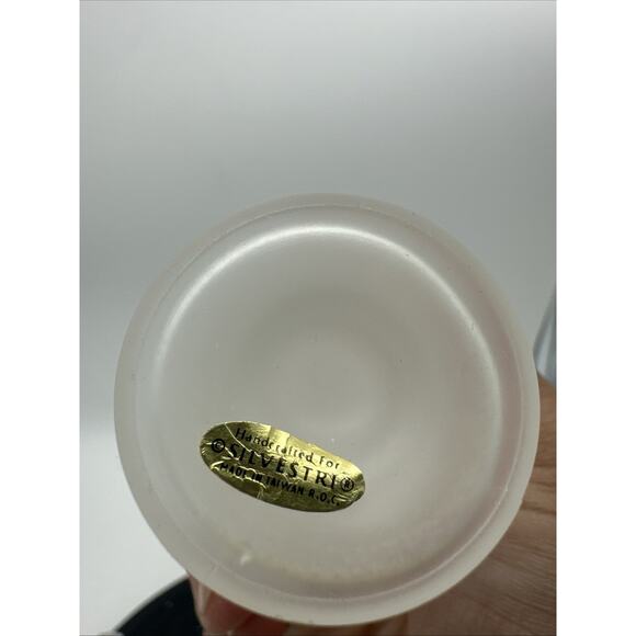 Lot Of 3 Vintage Handcrafted for Silvestri Frosted Crystal Perfume Bottles - Picture 5 of 5